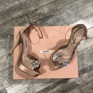 Miu Miue Blush Nude heels